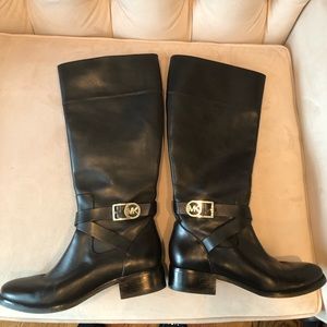 Michael Kors Wide Shaft Riding Boots. Size 9.